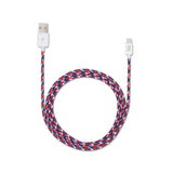 Woven Lightning Charge Cable, 4 ft