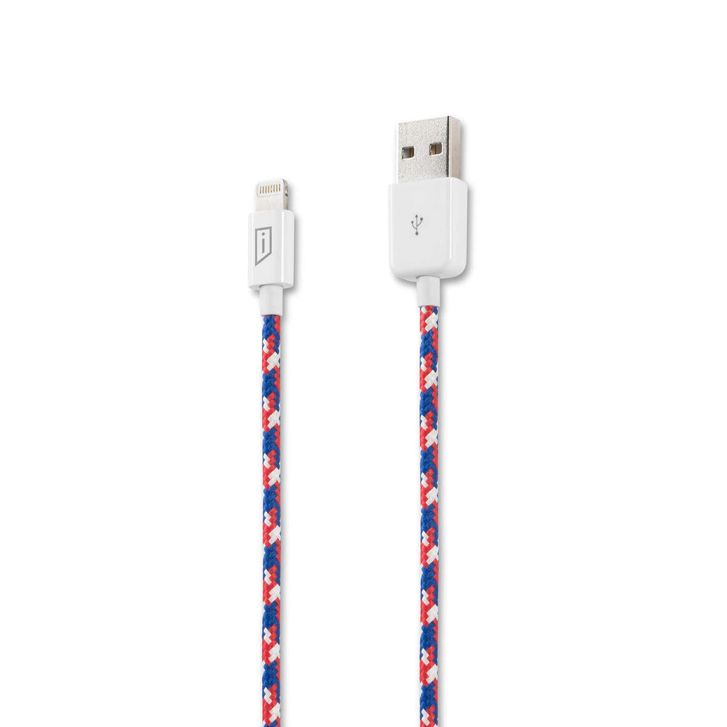 Woven Lightning Charge Cable, 4 ft